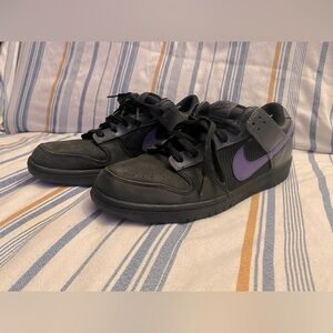 NIKE Dunk low black-varsity purple/ men’s size 11